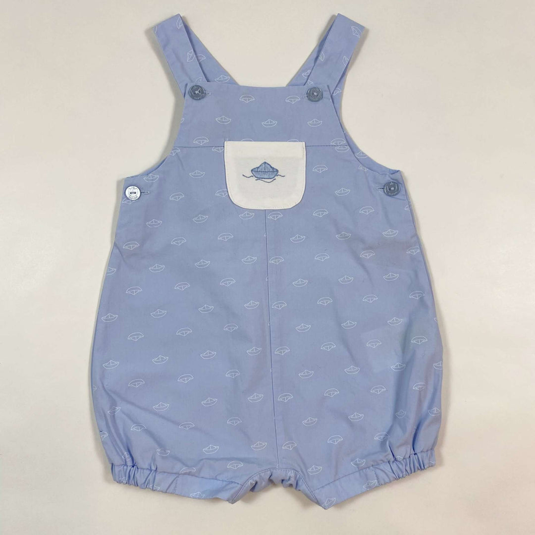 Mayoral light blue boat print dungarees 4-6M/70 1