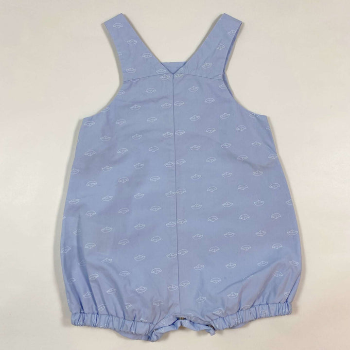 Mayoral light blue boat print dungarees 4-6M/70 2