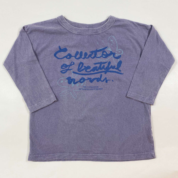 Bobo Choses purple collector of beautiful things long sleeve t-shirt Second Season 2-3Y/98 1