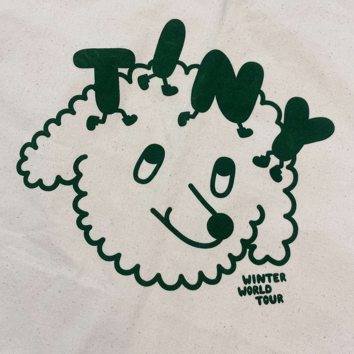 Tinycottons Winter World Tour cotton shopper tote bag Second Season one size 3