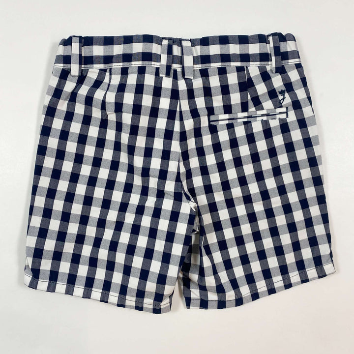 Jacadi blue checked shorts 4Y/104 2