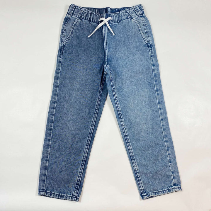 H&M blue jean jogger pull-on 5Y/110 1
