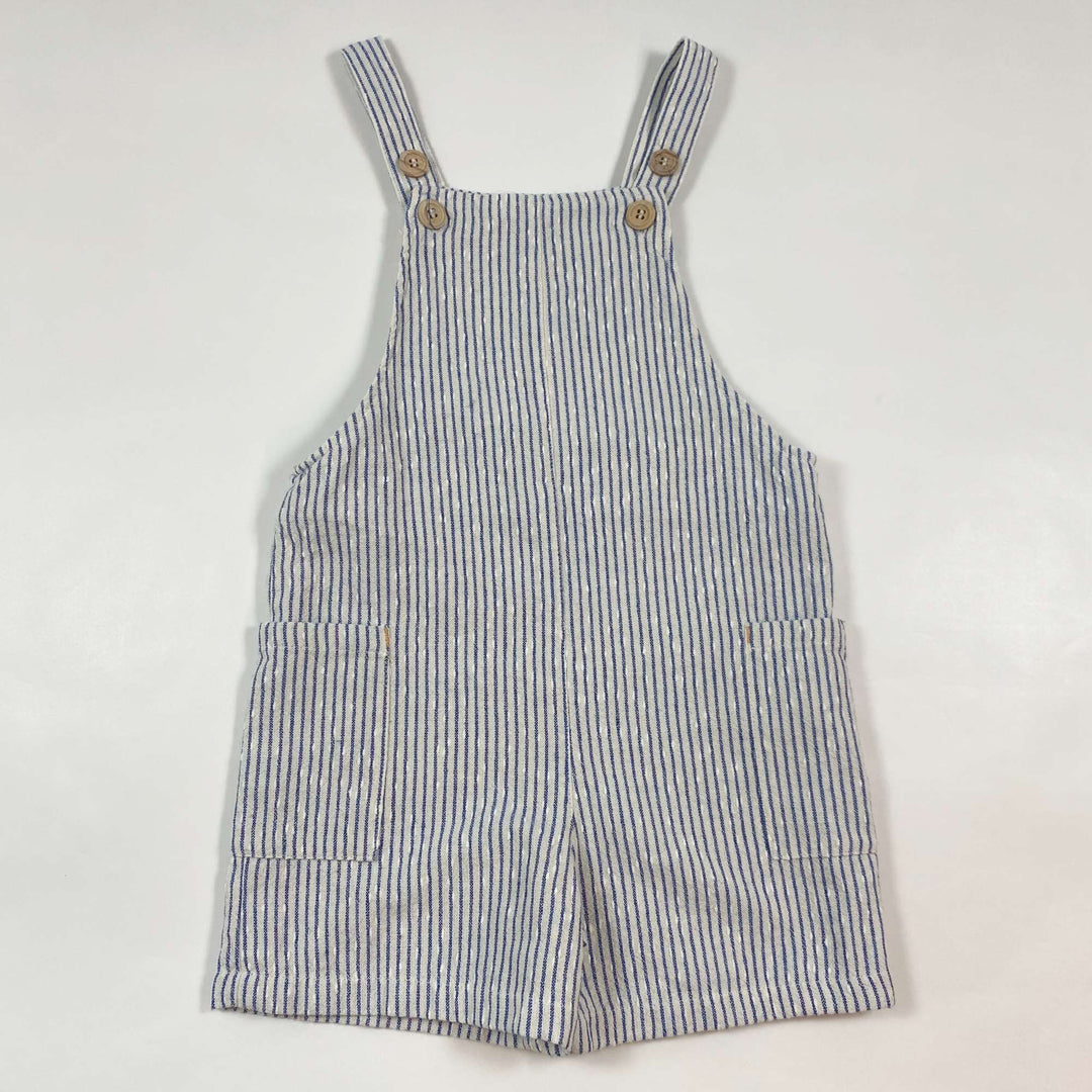 Zara blue striped dungarees 3-4Y/104 1