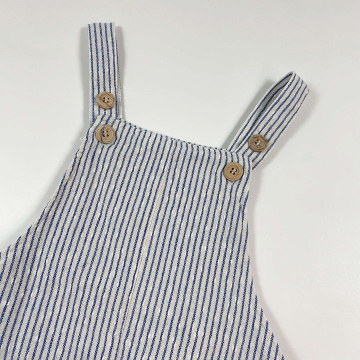 Zara blue striped dungarees 3-4Y/104 2
