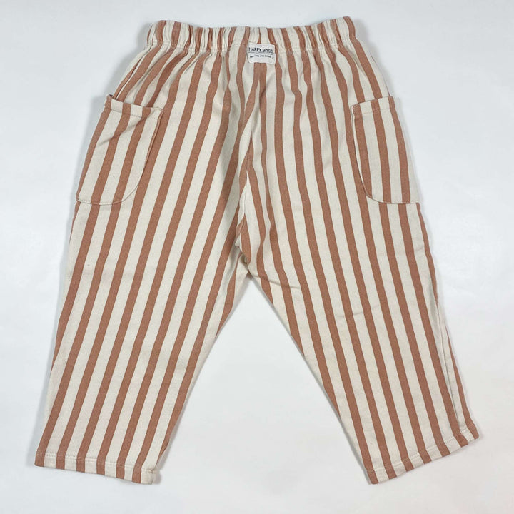 Zara faded terracotta striped culotte sweatpants 4-5Y/110 2