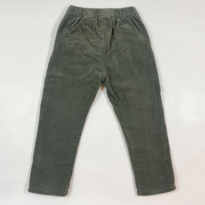 Zara olive fine corduroy trousers 4-5Y/110 2