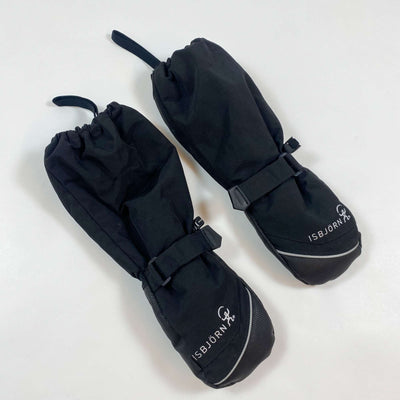 Isbjörn black skiing gloves 3-4Y 1
