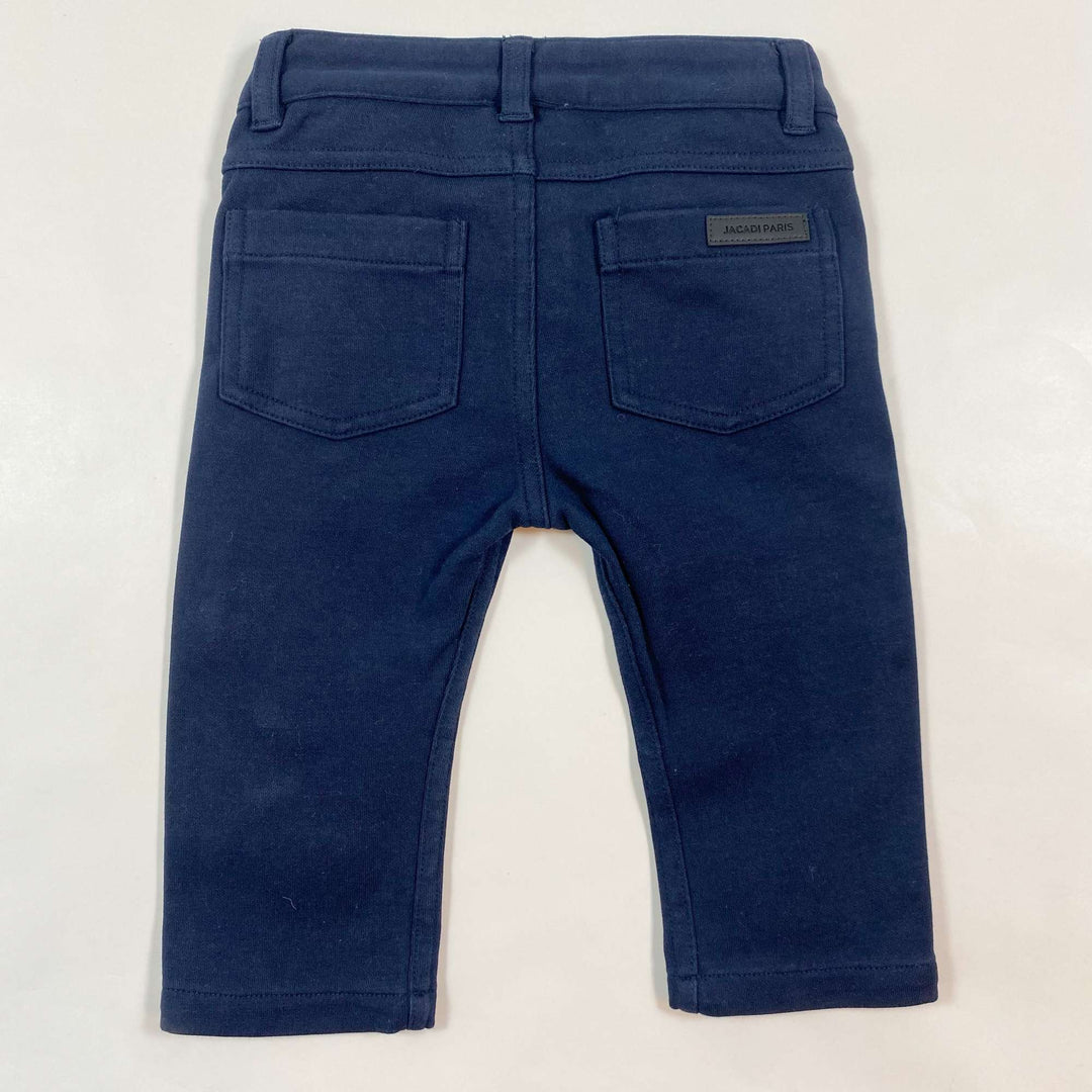 Jacadi blue soft jersey trousers 12M/74 2