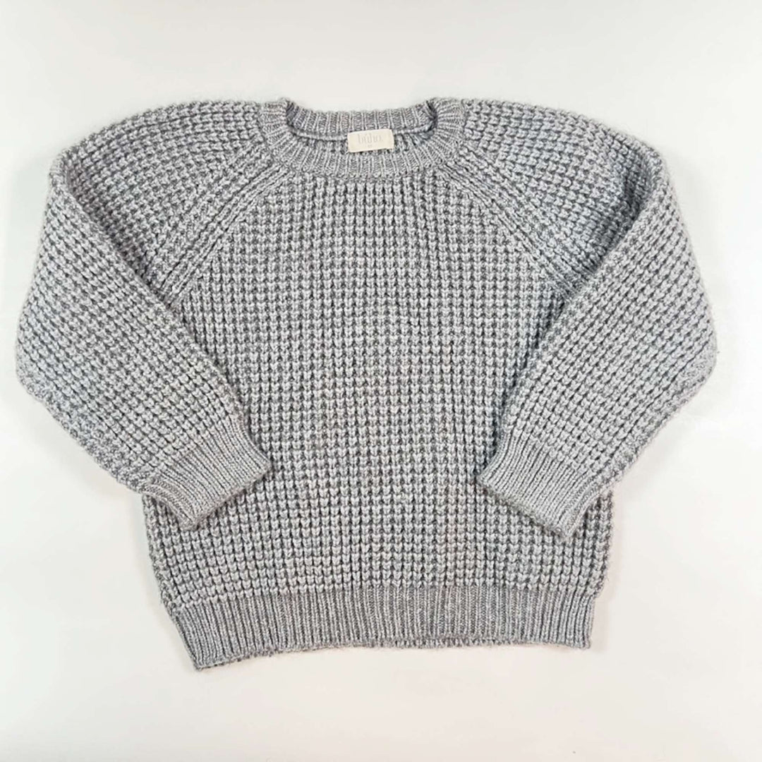 Búho grey knit pullover 6Y 1