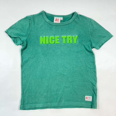 AO76 green Nice Try t-shirt 8Y 1