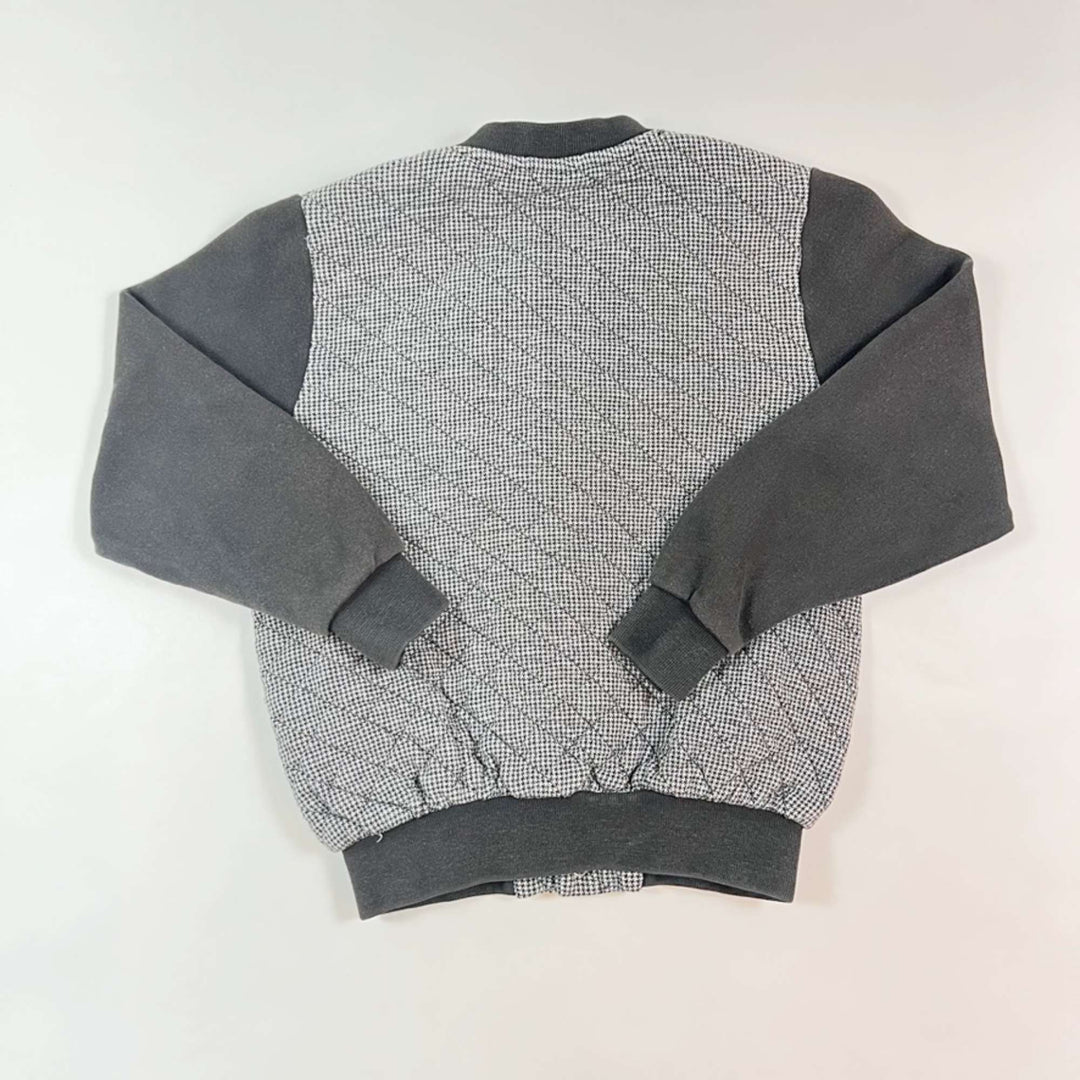 Petit Bateau grey pied de poule bomber jacket 8Y/128 2