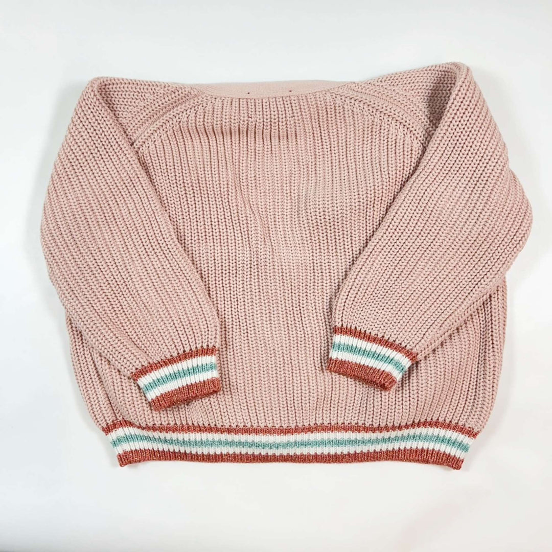 Piupiuchick light pink cotton cardigan 8Y 2