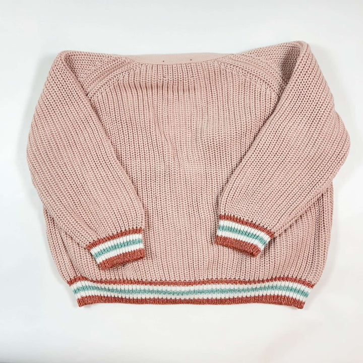 Piupiuchick light pink cotton cardigan 8Y 2