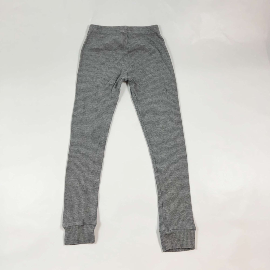 MarMar Copenhagen grey rib leggings 6Y 2