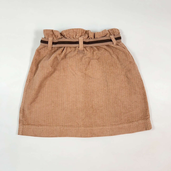 Búho terracotta cord skirt 8Y 2