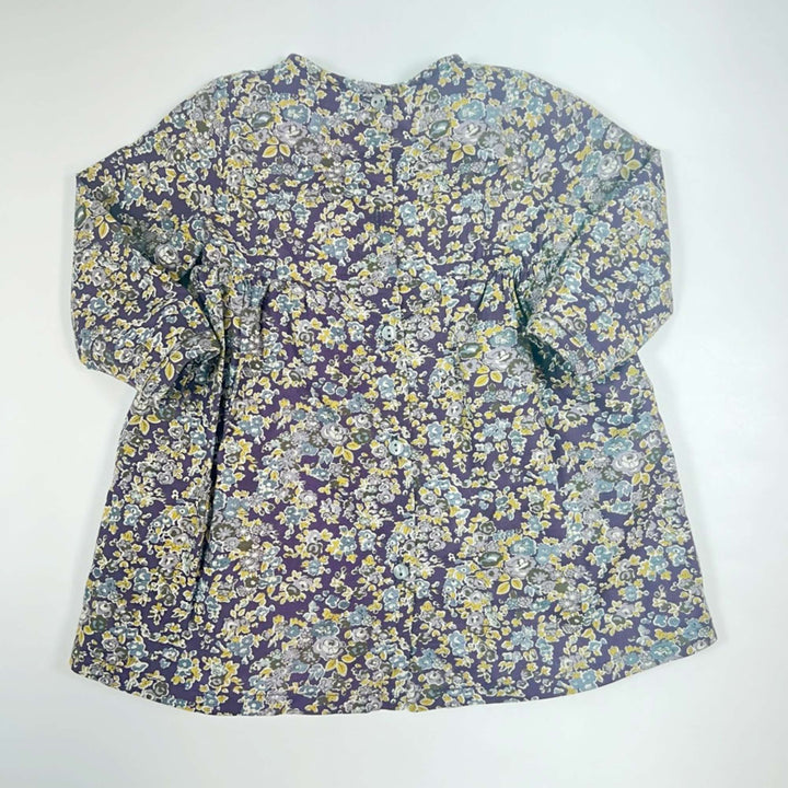 Cyrillus purple floral dress 6M 1