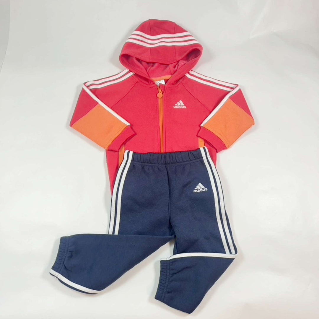 Adidas pink/blue tracksuit Second Season 12-18M 1