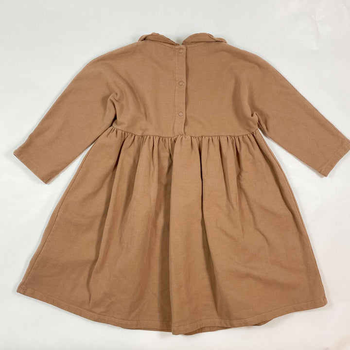 Nixnut soft brown french terry dress 116 2
