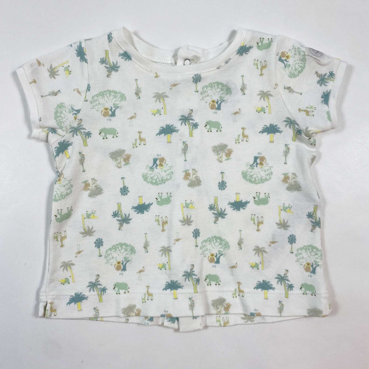 Petit Bateau forest print organic cotton t-shirt 12M/74 1