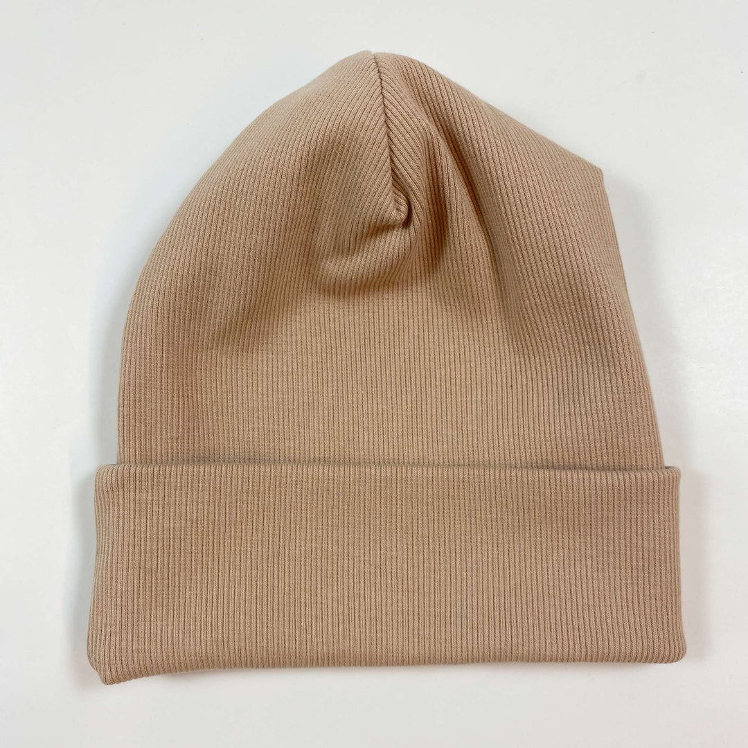 Lik & Ley beige rib beanie ca 2-6Y 2