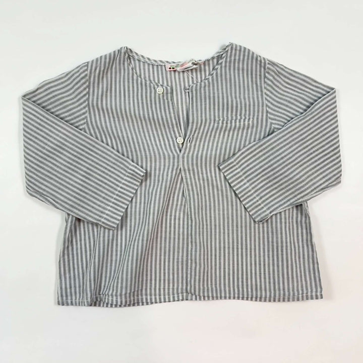 Bonpoint blue striped tunic 2Y 1