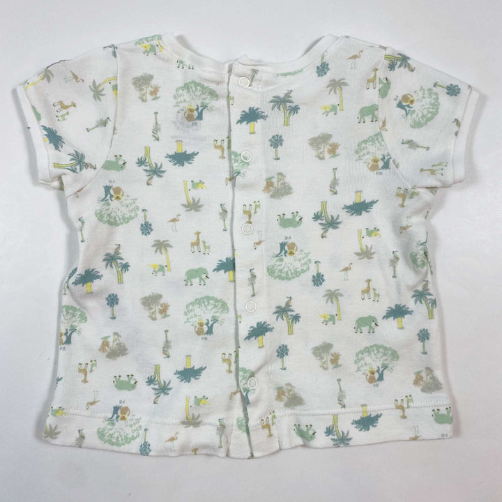 Petit Bateau forest print organic cotton t-shirt 12M/74 2