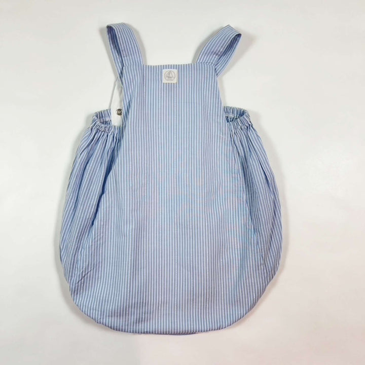 Petit Bateau blue striped romper 12M/74 2