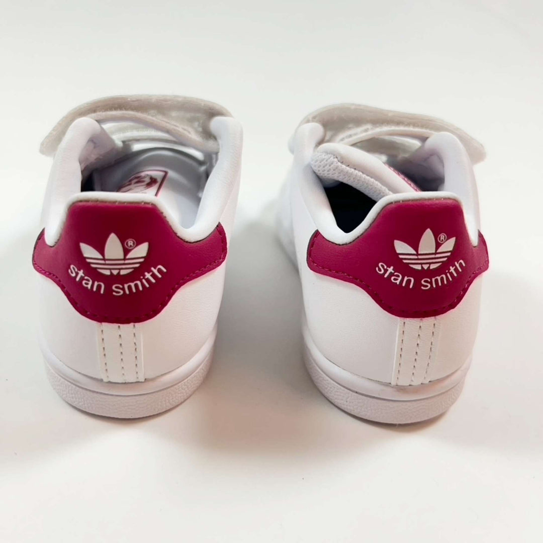 Adidas white/pink stan smith sneakers 23 2