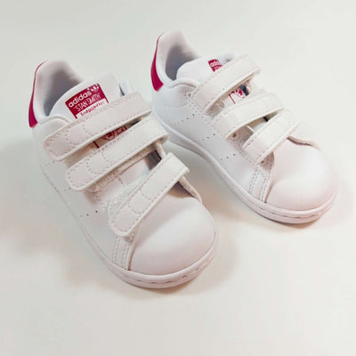 Adidas white/pink stan smith sneakers 23 1