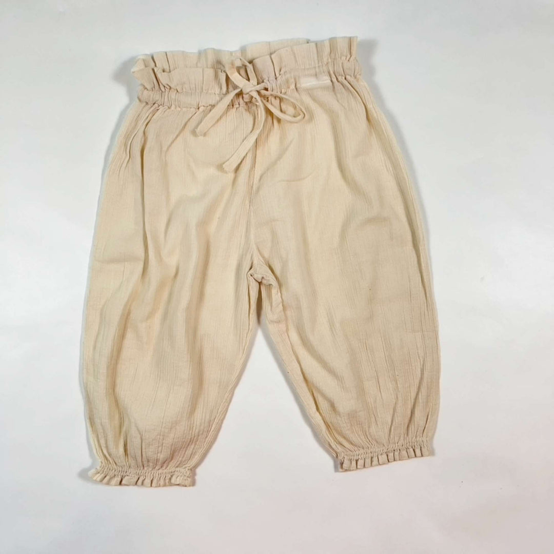 Emile et Ida off-white gauze trousers 18M 1