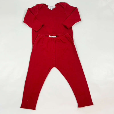 Bonpoint red pyjama 18M 1