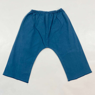 Tocon teal blue cotton trousers ca6-9M 1