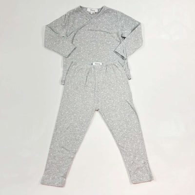Bonpoint grey wrap top & leggings set 2Y 1