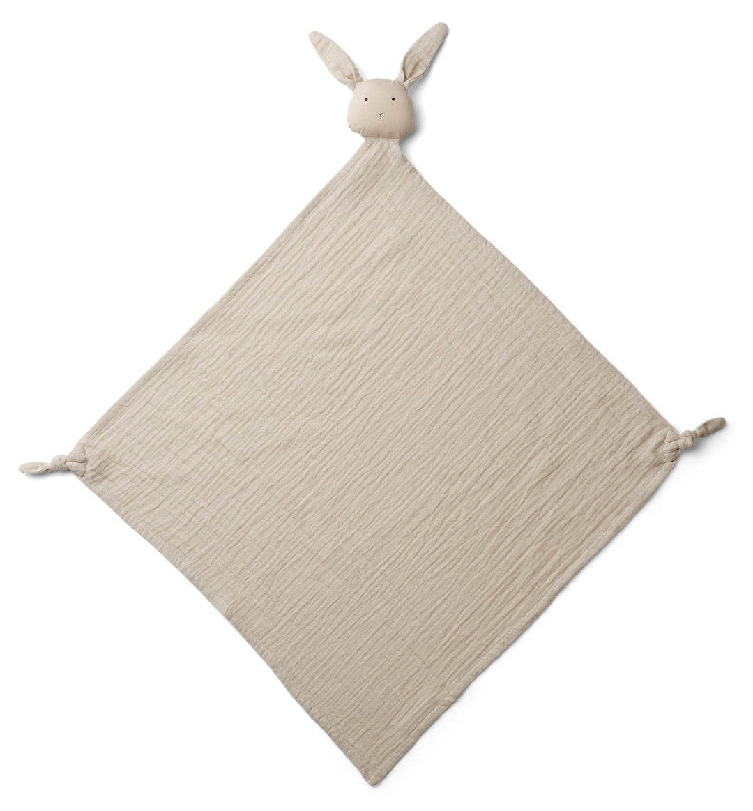 Liewood Robbie organic muslin blankie soft toy Sandy Second Season 60 x 60 cm 1