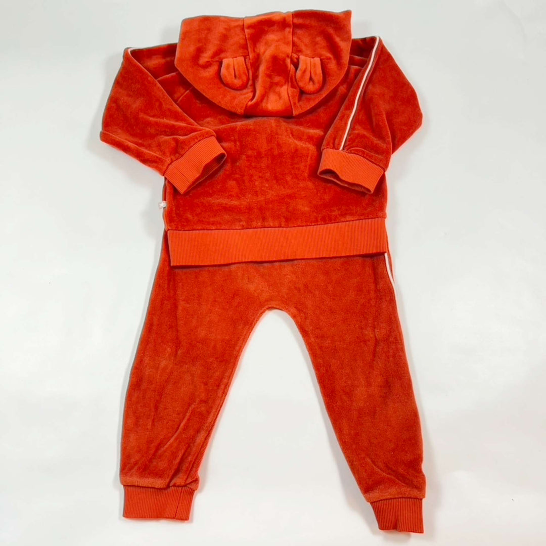 Molo red velour tracksuit 86 3