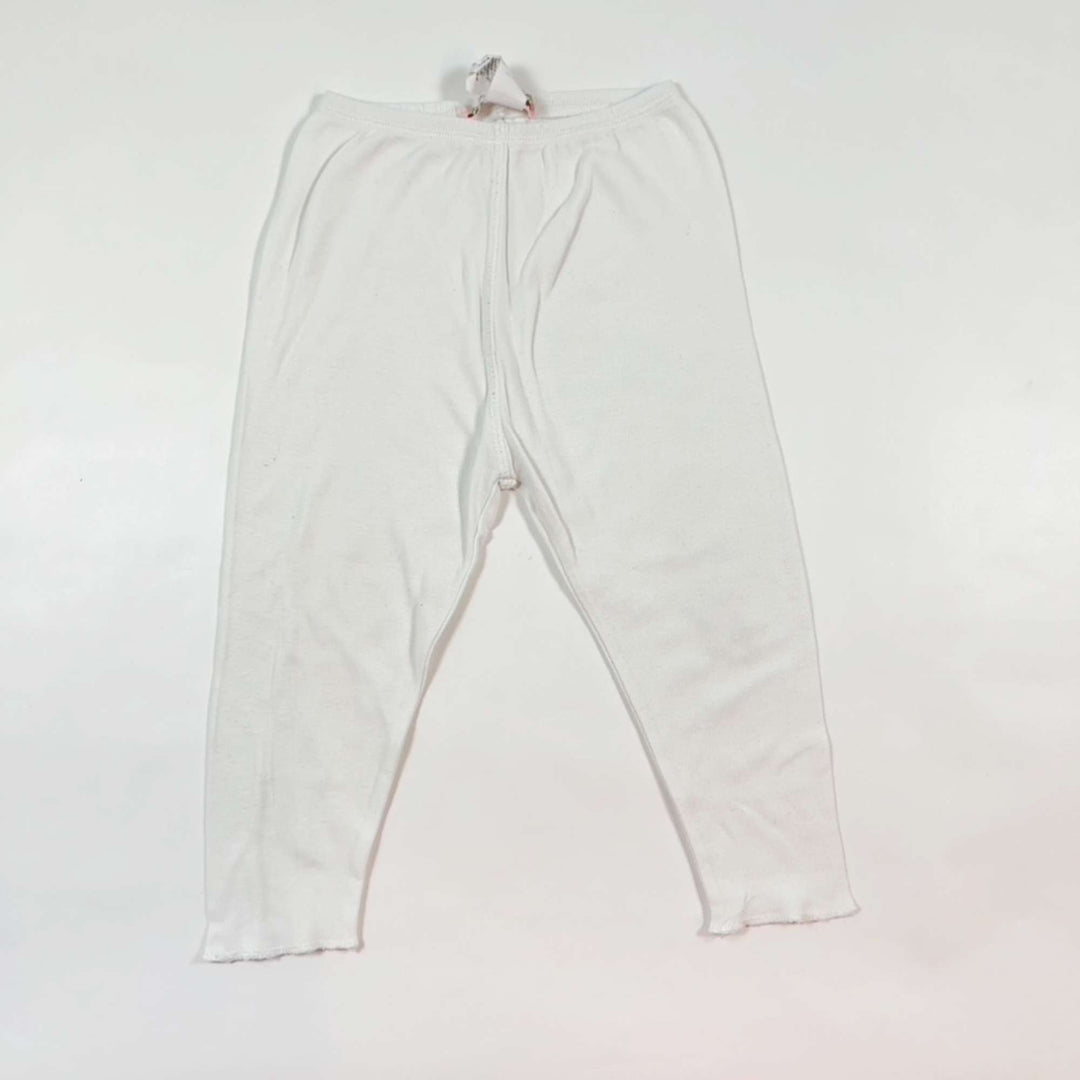 Bonpoint white leggings 18M 1
