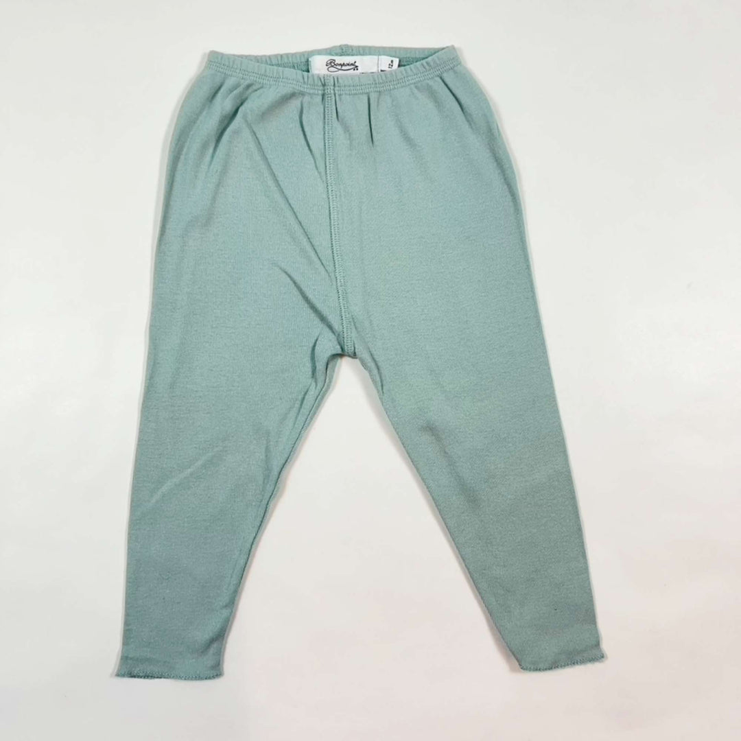 Bonpoint teal leggings 12M 1