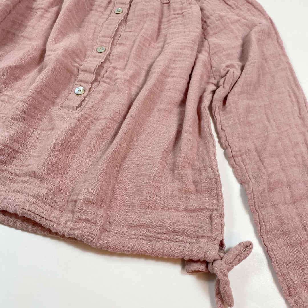 Numero 74 Naia dusty pink muslin top XL/7-8Y 2