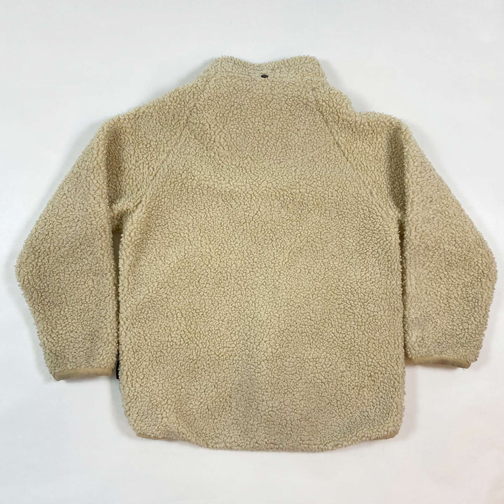 Geggamoja Collection beige sherpa fleece jacket 98/104 3