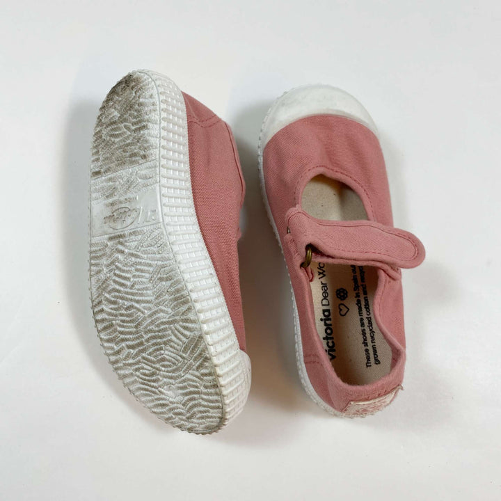 Victoria faded pink canvas shoes 27 2