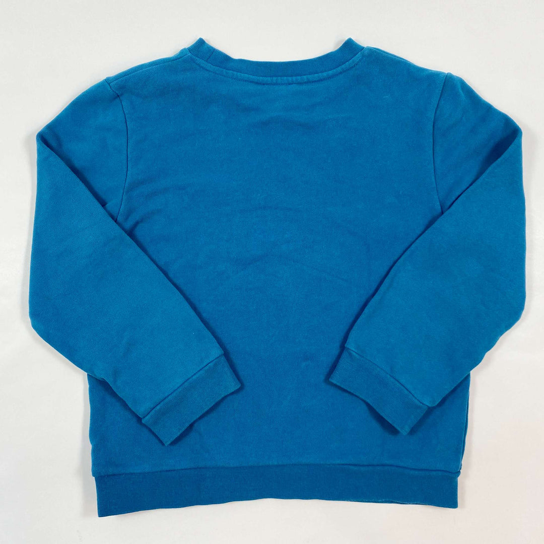 COS teal blue applique sweatshirt 122/128 2