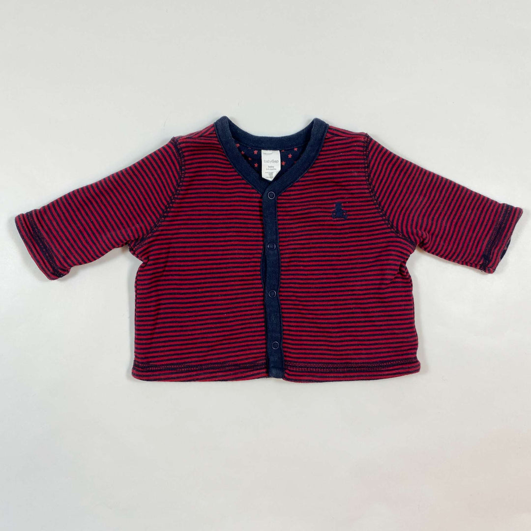 Gap striped baby cardigan 0-3M 1