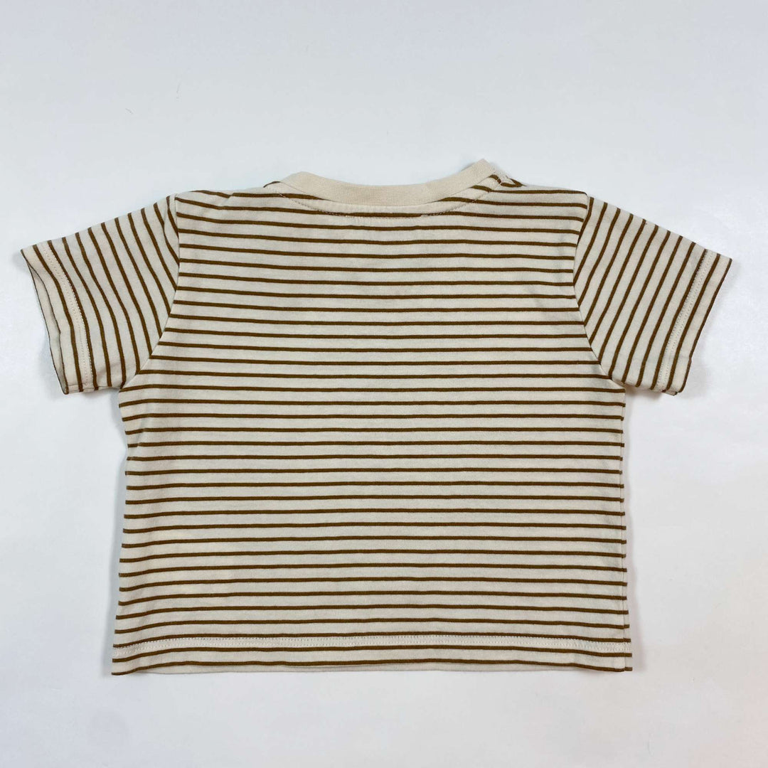 Bonpoint striped sail boat t-shirt 12M 2