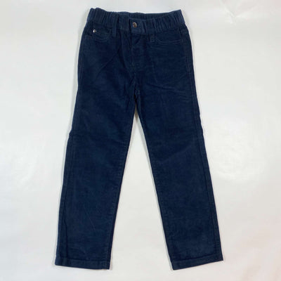 Jacadi navy fine corduroy pants 5Y/110 1