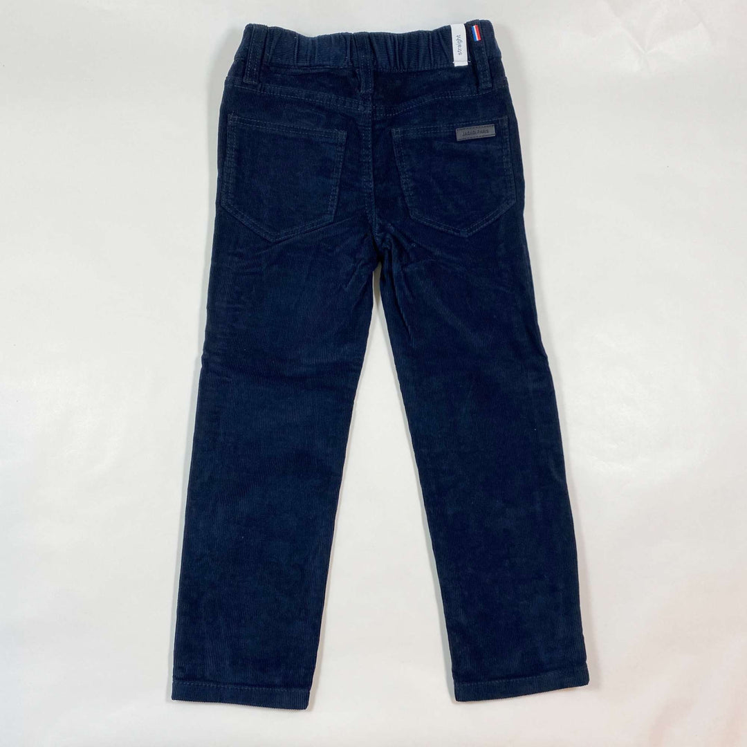 Jacadi navy fine corduroy pants 5Y/110 2
