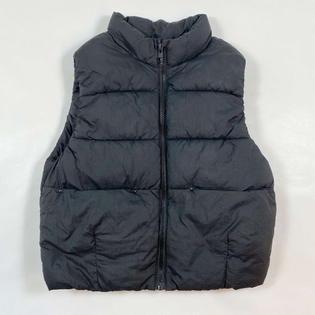 Zara black puffer gilet 4-5Y/110 1