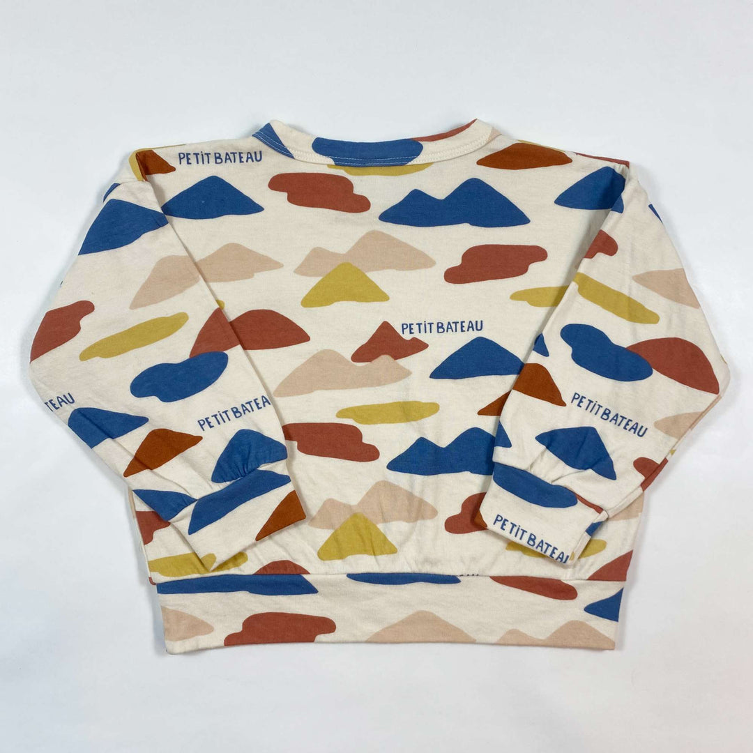 Petit Bateau cloud print sweatshirt 5Y/110 2