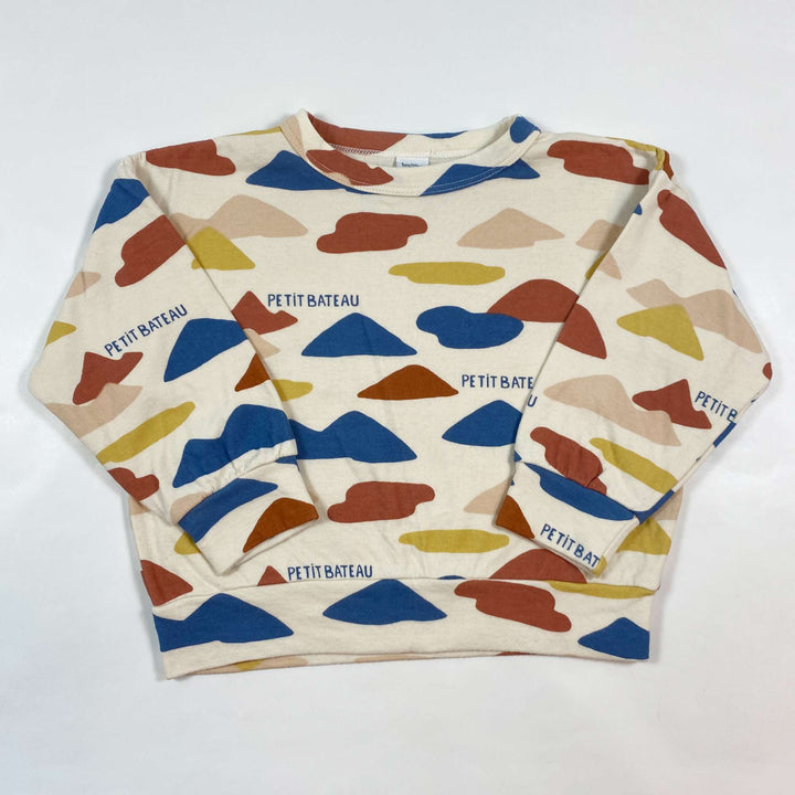 Petit Bateau cloud print sweatshirt 5Y/110 1