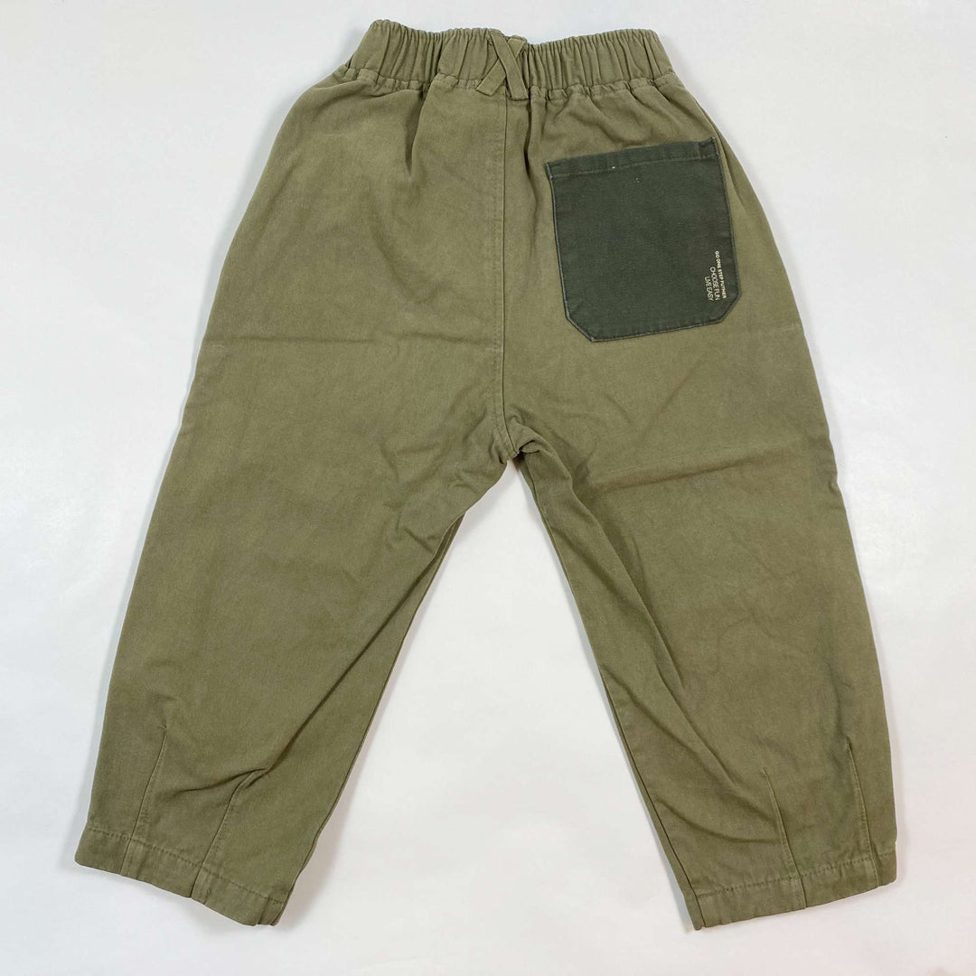 Zara khaki pants 4-5Y/110 2