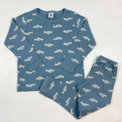 Petit Bateau blue bird print pyjama 5Y/110 1